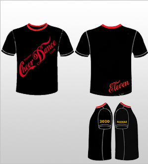 蹴道チアダンスクラブ札幌　レッスン用Tシャツ